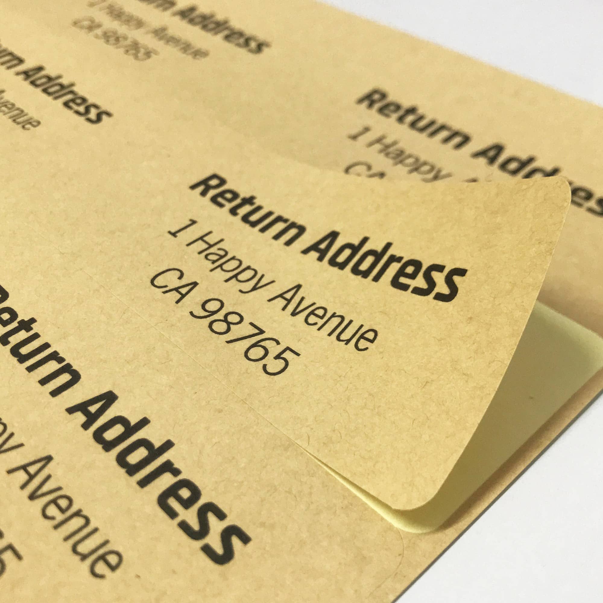 MUNBYN® Brown Kraft Circle Direct Thermal Labels | MUNBYN