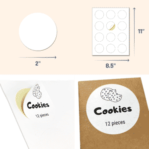 Printing Labels | 2" Round, White Stickers Labels Sheets - TownStix