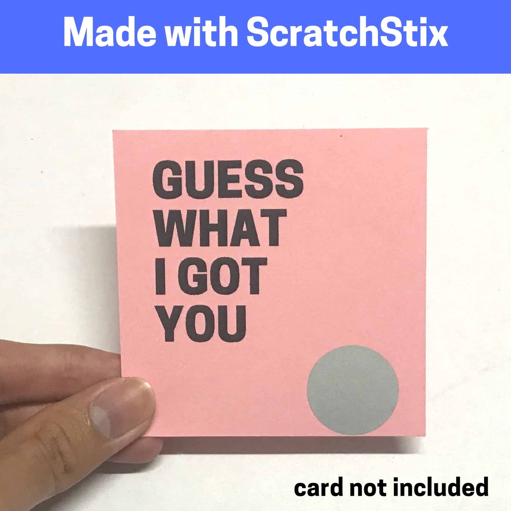 Scratch-off sticker holographic - shards 25mm circle