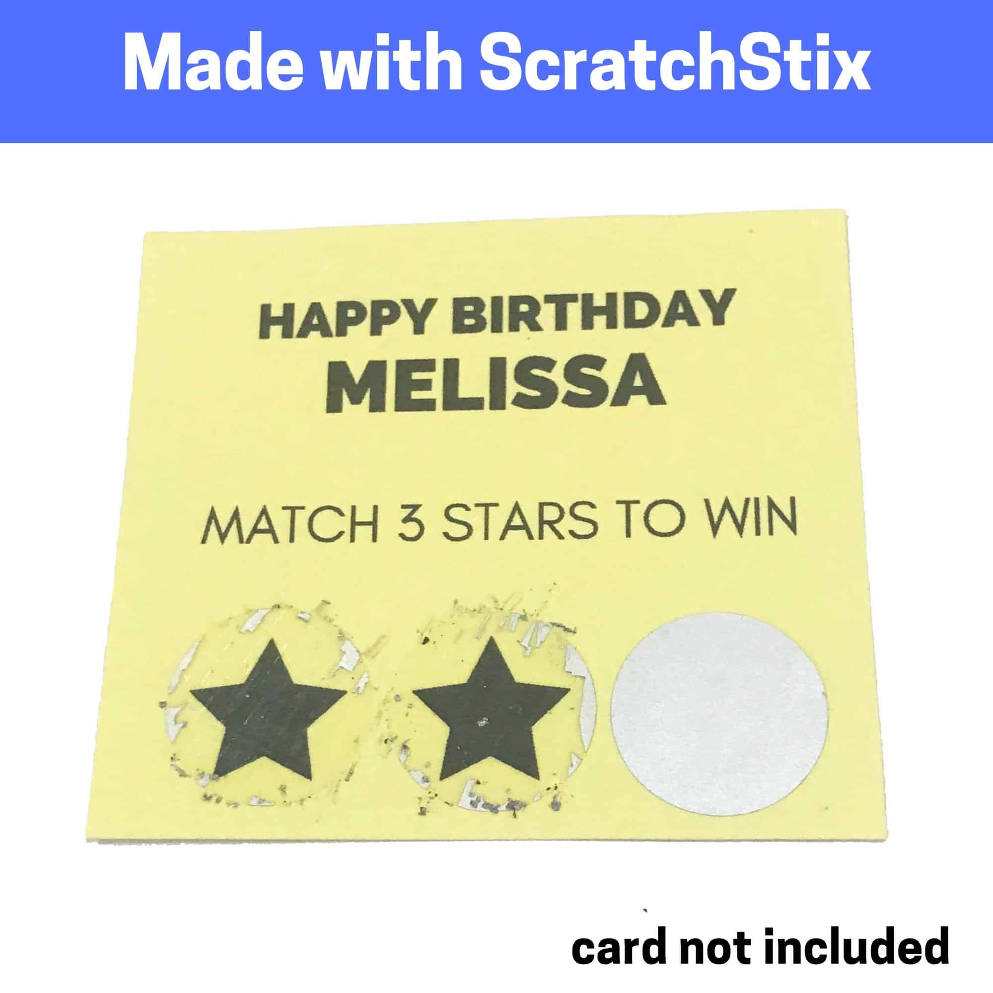 150 Pack Scratch Off Labels Stickers, 1 Round Circle Self-Adhesive Scratch  Off Cards for DIY Scratch Off Reward Card (Silver)