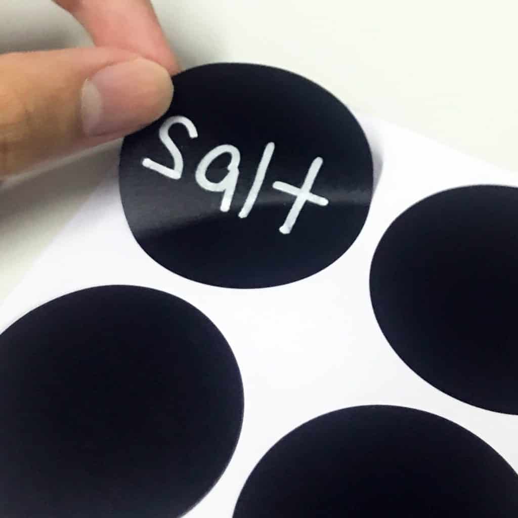 Round Chalkboard Labels - TownStix